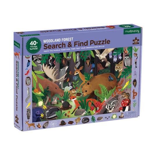 Woodland Forest Search &amp; Find Puzzle