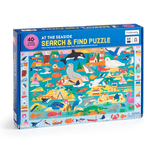 At the Seaside 64 Piece Search &amp; Find Puzzle